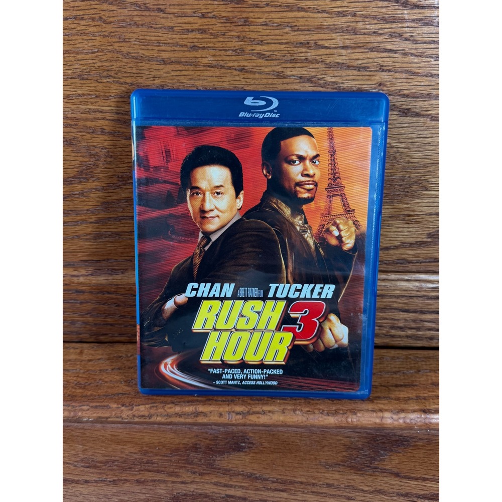 Rush Hour 3 Blu-ray 2-Disc Set Jackie Chan Chris Tucker Action Comedy Movie